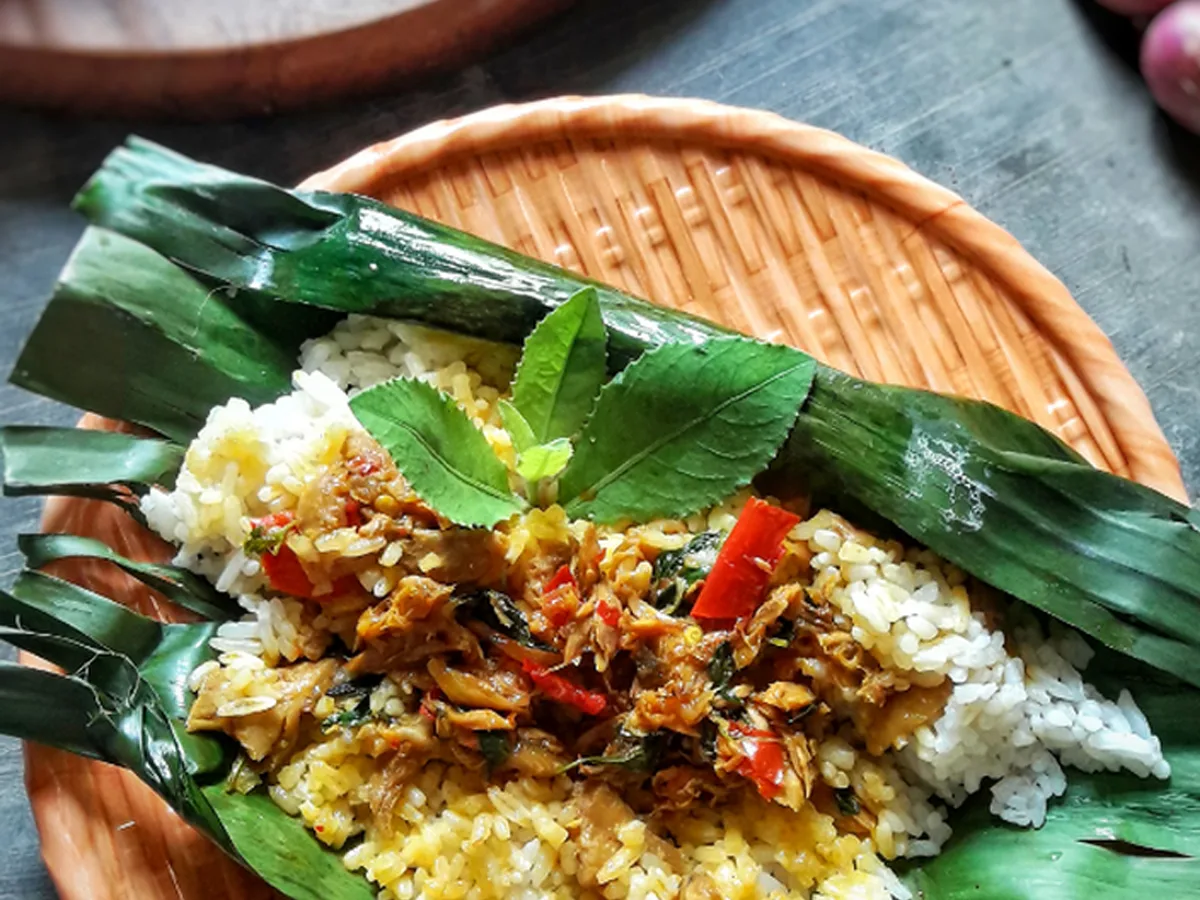 Indonesian Grilled Rice with Chicken