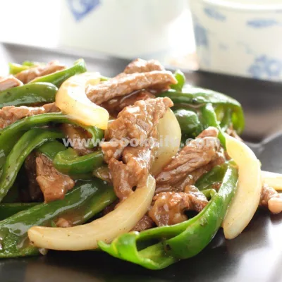 Beef and Green Pepper Stir Fry