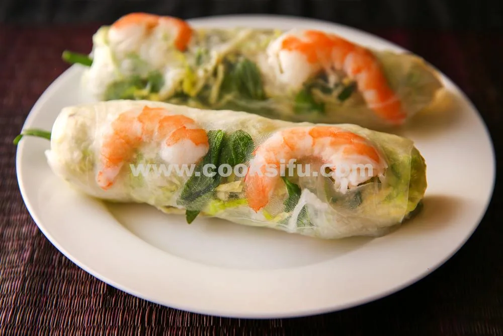 Fresh Vietnamese Spring Rolls