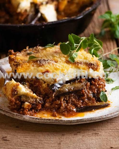 Eastern Food : Grilled Eggplant with Meat Sauce / Moussaka