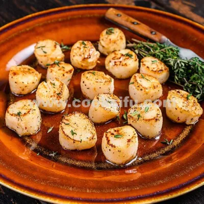 Fried Scallops With Butter Spicy Sauce