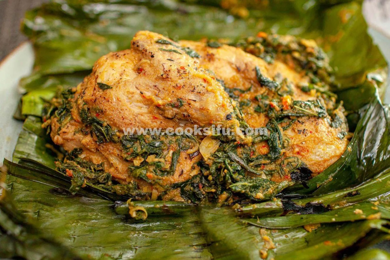 Arabic chicken cooked betutu