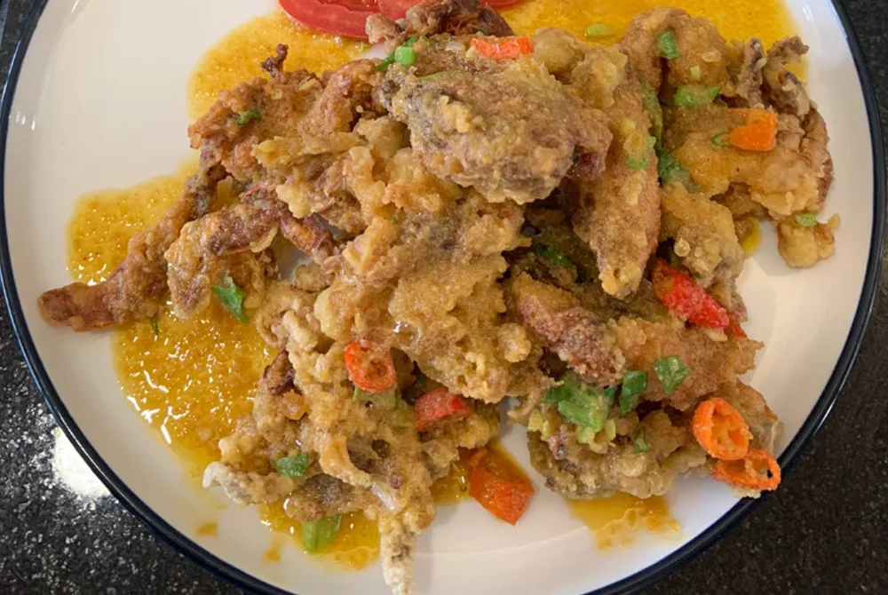 Salted Egg Soft Shell Crab