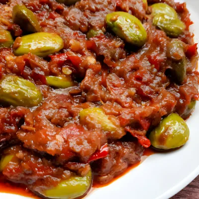 Sambal Pete (Bitter beans Chili Paste)